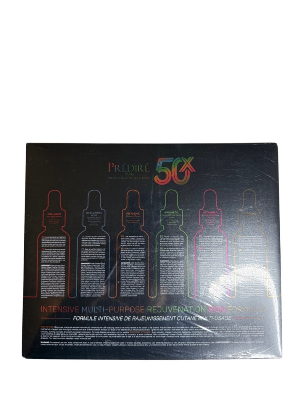 Prediré 50X Serum Set w/ Infuser Anti-Aging Skincare NWOT - Picture 6 of 6